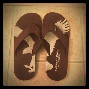 Maroon Flip Flops